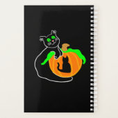 Citrouille de chat noir petit planificateur (Dos)