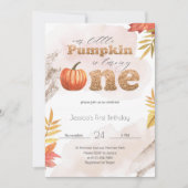 Citrouille de la chute d'or première invitation an (Devant)