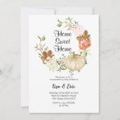 Citrouille de Parties scintillant d'or Invitation (Devant)