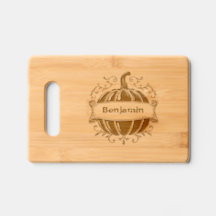 Citrouille de récolte d'automne personnalisé