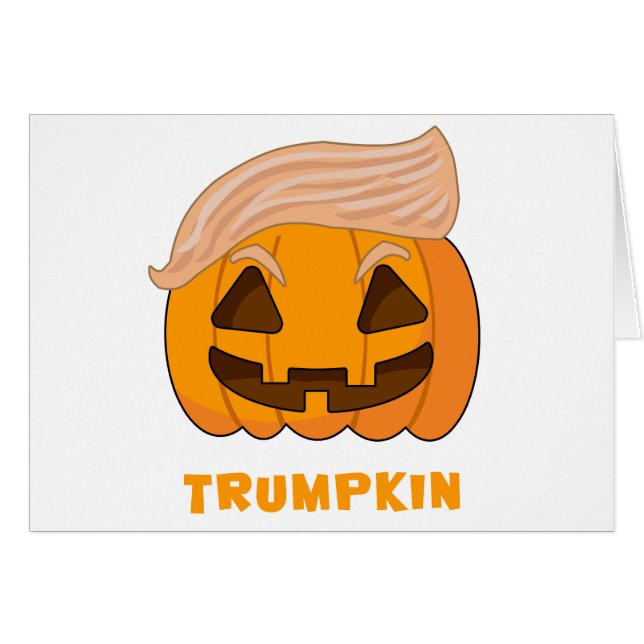Citrouille de Trumpkin Donald Trump (Devant horizontal)