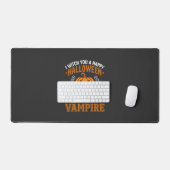 Citrouille de vampire drôle d'Halloween (Clavier et souris)