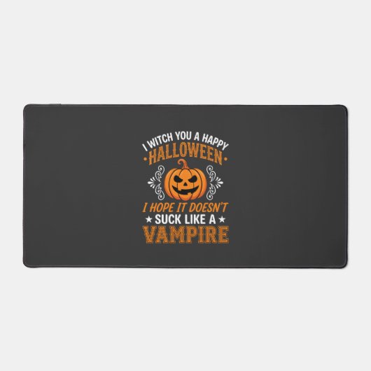 Citrouille de vampire drôle d'Halloween (Recto)