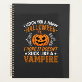 Citrouille de vampire drôle d'Halloween (Devant)
