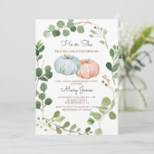 Citrouille de verdure Genre Reveal Invitation (Debout devant)