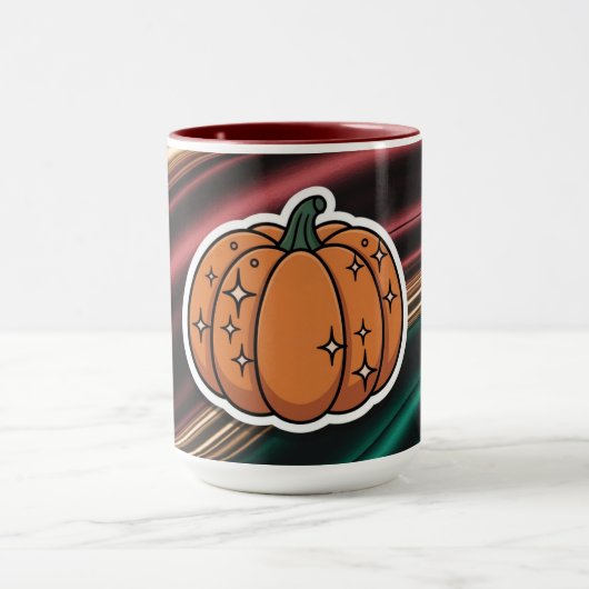 Citrouille Decal Waves Combo Mug (Centre)