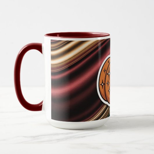 Citrouille Decal Waves Combo Mug (Gauche)