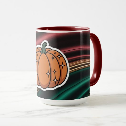 Citrouille Decal Waves Combo Mug (Devant droit)