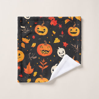 Citrouille d'Halloween amusant et Feuilles Imprime