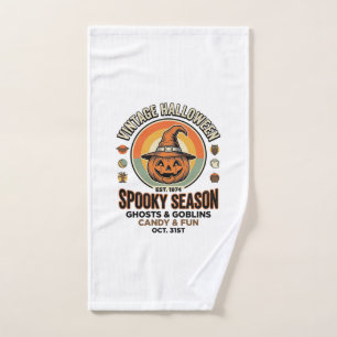 Citrouille d'Halloween Chapeau de Sorcière Vintage