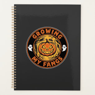 Citrouille d'Halloween de fantôme de dessin de cro
