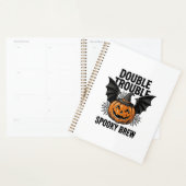 Citrouille d'Halloween Sorcière Double Ennui Desig (Devant avec enveloppe)