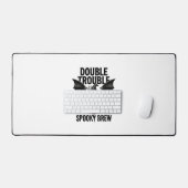 Citrouille d'Halloween Sorcière Double Trouble Vin (Clavier et souris)
