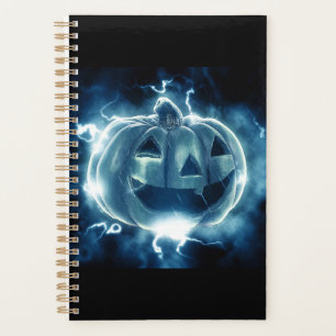 citrouille d'Halloween sous la pluie