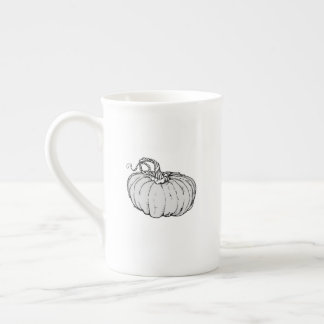 Citrouille d'Halloween - Tasse en porcelaine “Bouh