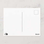 Citrouille effrayant Invitation Carte Postale Hall (Dos)