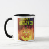 Citrouille éffrayant - Mug d'Halloween personnalis (Gauche)