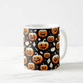 Citrouille éffrayant Patch Mug (Devant droit)