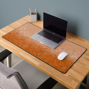 Citrouille épice Abstrait Art Desk Mat
