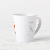 Citrouille Épice Lover Latte Mug (Angle droit)