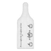 Citrouille et drôle de la planche à découper (Devant)