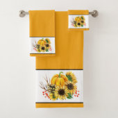 Citrouille et tournesols (En situation)