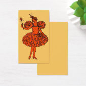 Citrouille Fairy Halloween Signet ou petite carte (Bureau)