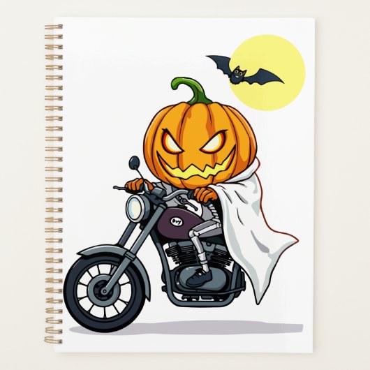 Citrouille fait de la moto (Devant)