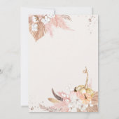 Citrouille Fall in Love Bridal Shower Invitation B (Dos)