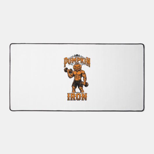 Citrouille Fer Vintage Bodybuilder Halloween Desig (Recto)