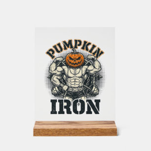 Citrouille Fer Vintage Bodybuilding Design Hallowe