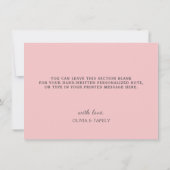 Citrouille Floral, Douche Rustique, Merci d'annive (Dos)