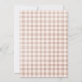 Citrouille Floral Thanksgiving Dîner Invitation (Dos)