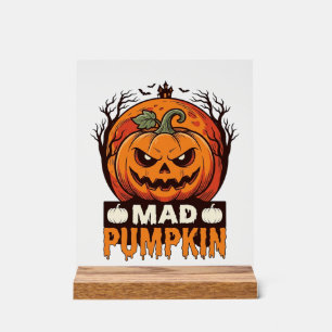 Citrouille Folle Halloween Dessin de Gravure Vinta