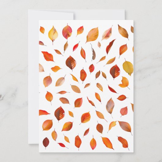 Citrouille Friendsgiving Diner party Invitation (Dos)