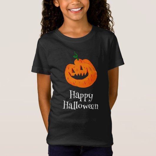 Citrouille gai : T-shirt Halloween (Devant)
