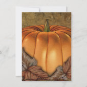 Citrouille géant Moyen Halloween Fête Invitation (Devant)