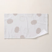 Citrouille gris automne saison automne Motif (Serviette à main)