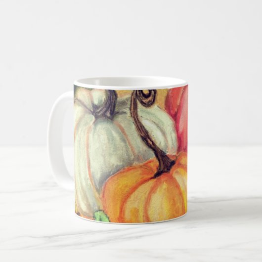 Citrouille Halloween café Mug (Devant gauche)