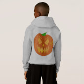 Citrouille Halloween en gris (Dos entier)