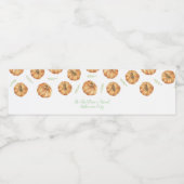 Citrouille Halloween Étiquette bouteille d'eau (Étiquettes simples)