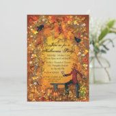 CITROUILLE HALLOWEEN INVITATION PARTI (Debout devant)