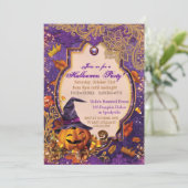 CITROUILLE HALLOWEEN INVITATION PARTI (Debout devant)