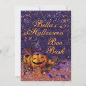 CITROUILLE HALLOWEEN INVITATION PARTI (Dos)