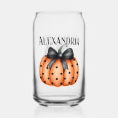 Citrouille Halloween personnalisé Bow (Recto)