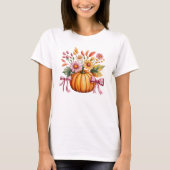 Citrouille Halloween T-Shirt - Mignonne automne (Devant)