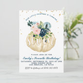 Citrouille Invitation du septième anniversaire (Debout devant)