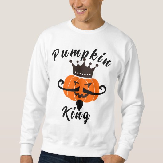 Citrouille King Halloween Chemise Citrouille Sweat (Devant)