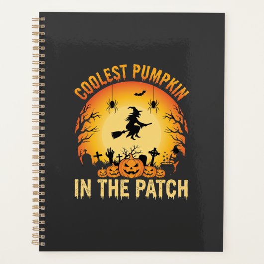 Citrouille la plus cool d'Halloween dans le patch (Devant)