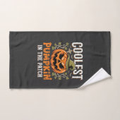 Citrouille la plus cool du patch Design Halloween (Serviette à main)